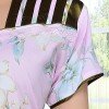 High Quality Rayon Floral  Print Long Nighty - Light Pink (Baby Pink)
